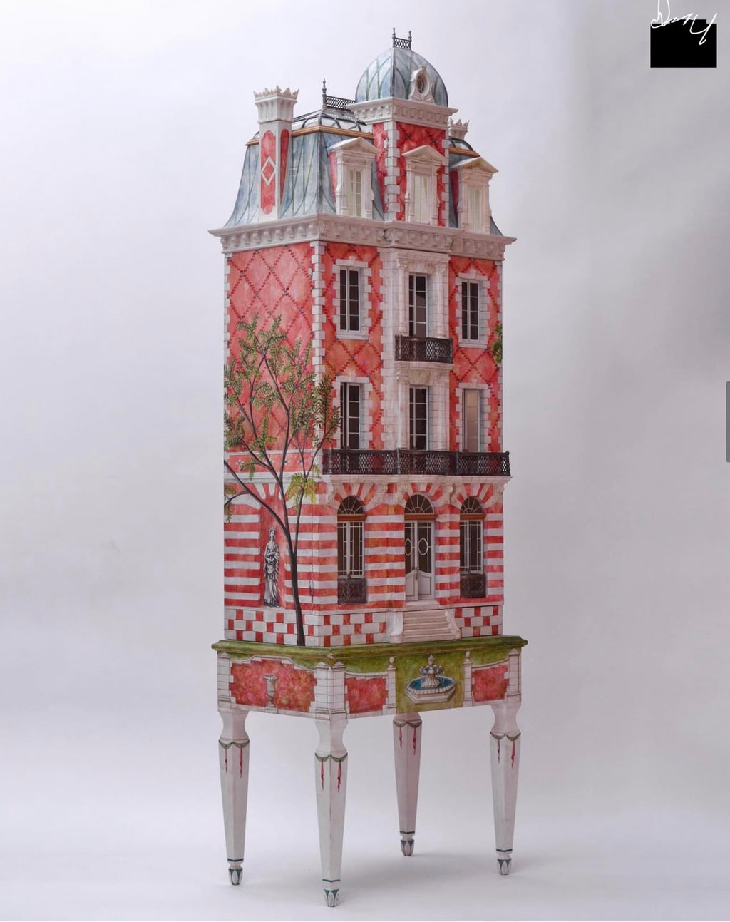 Red Brick Glass Roof House (2nd Empire)
