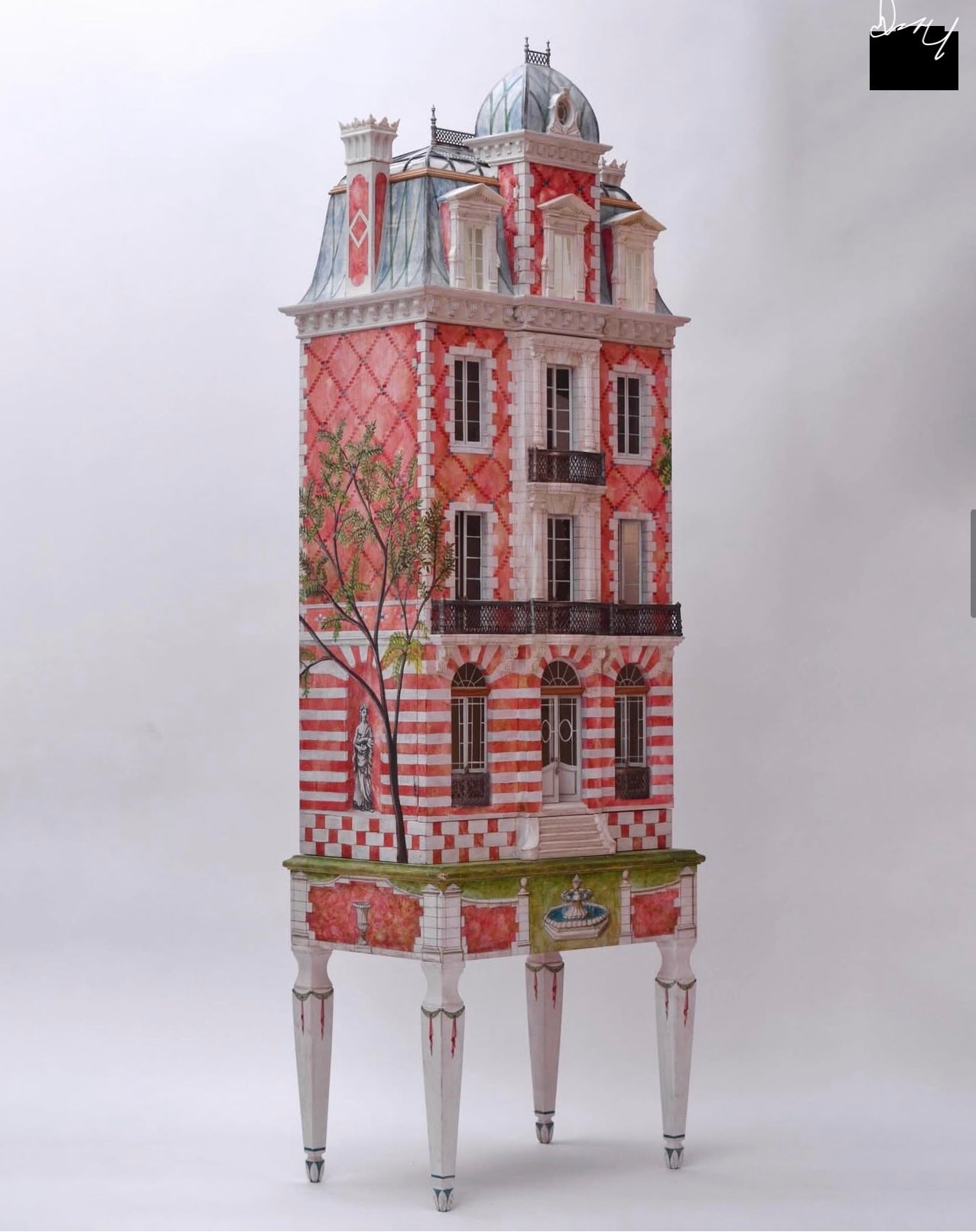 Red Brick Glass Roof House (2nd Empire)