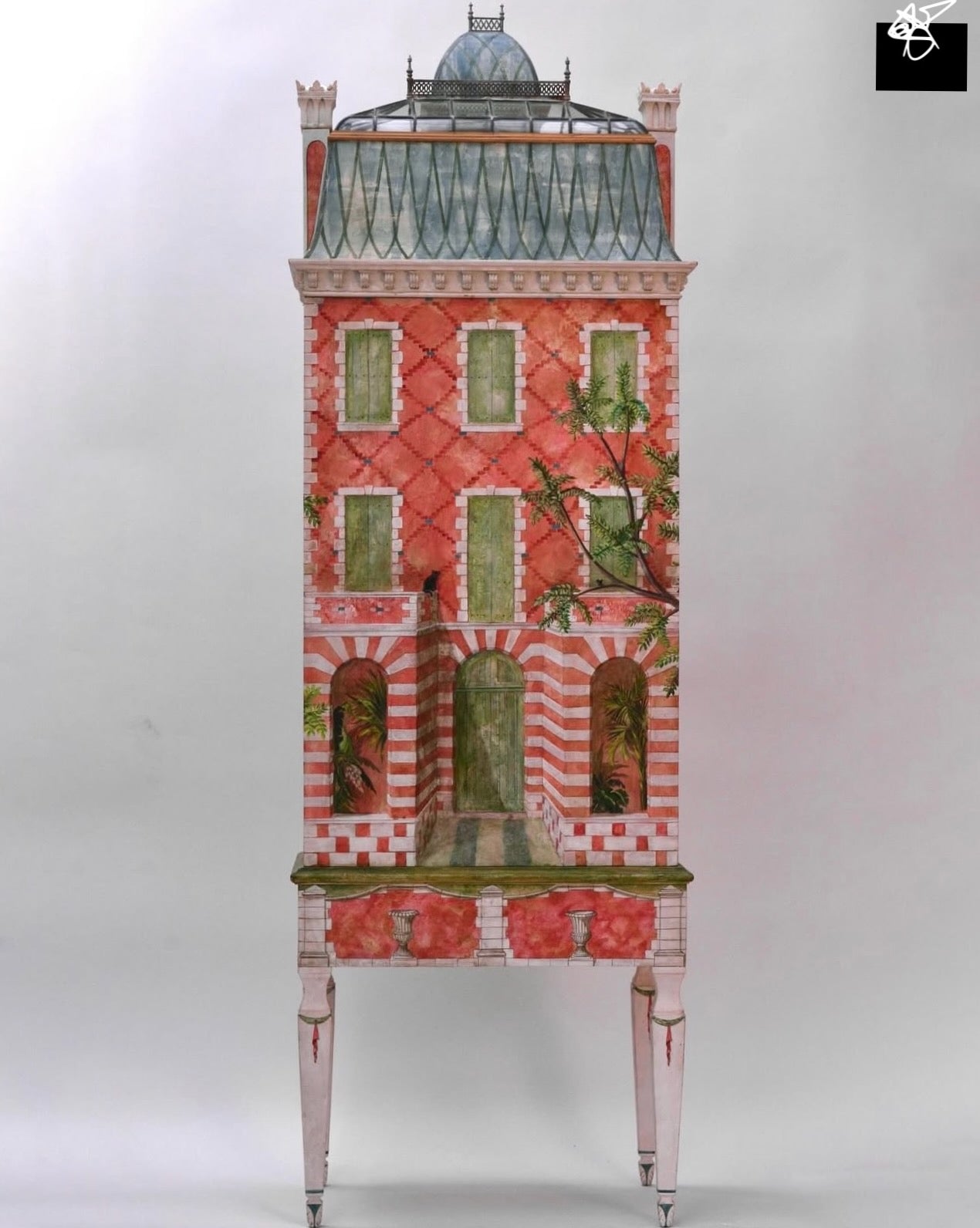 Red Brick Glass Roof House (2nd Empire)