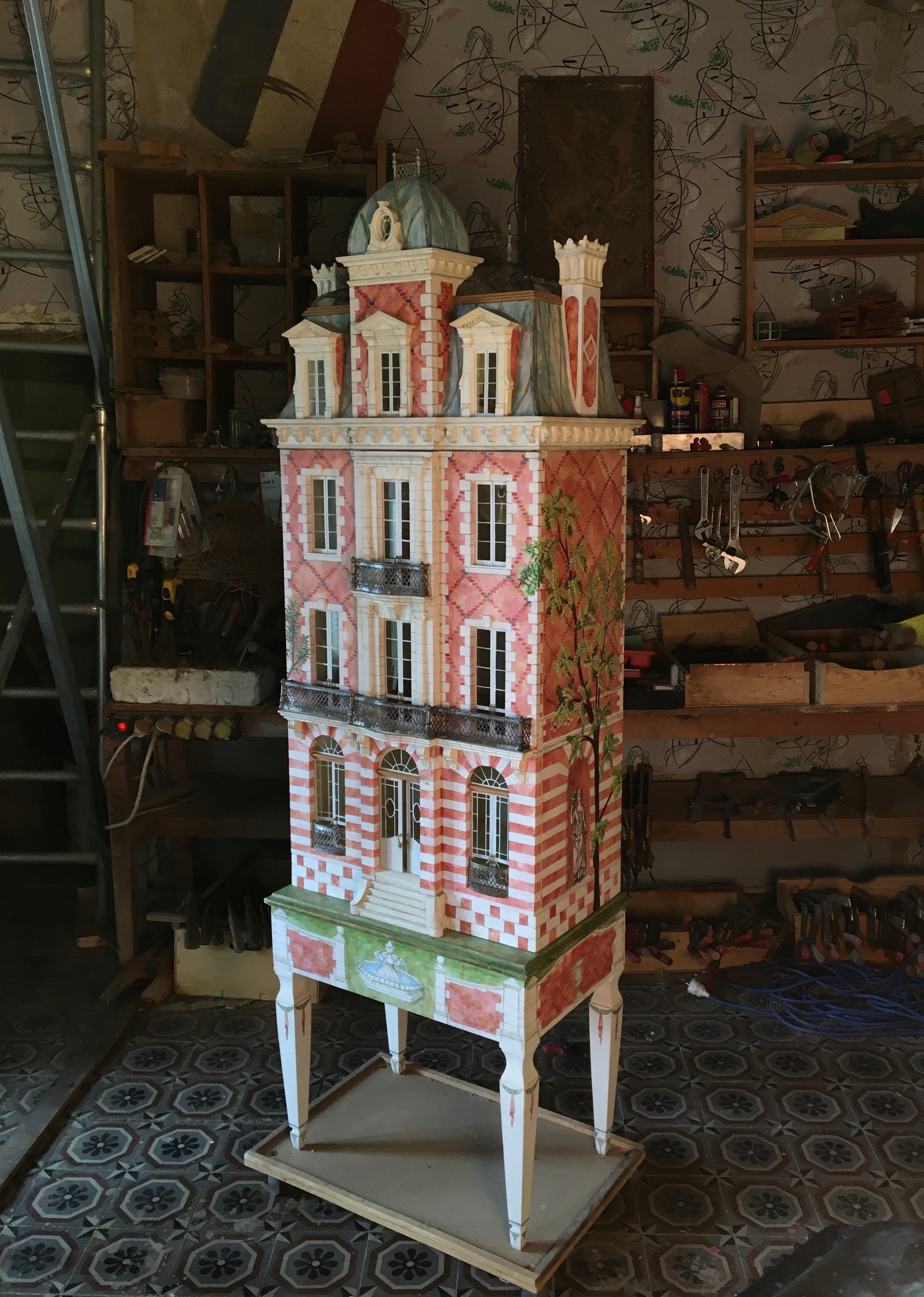 Red Brick Glass Roof House (2nd Empire)